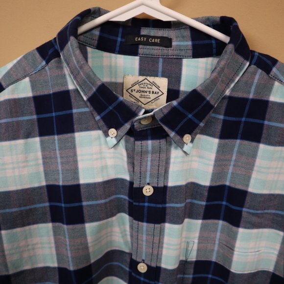 St Johns Bay Button Down Shirts Bundle of 2 - Picture 2 of 6